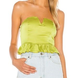 Superdown strapless top
